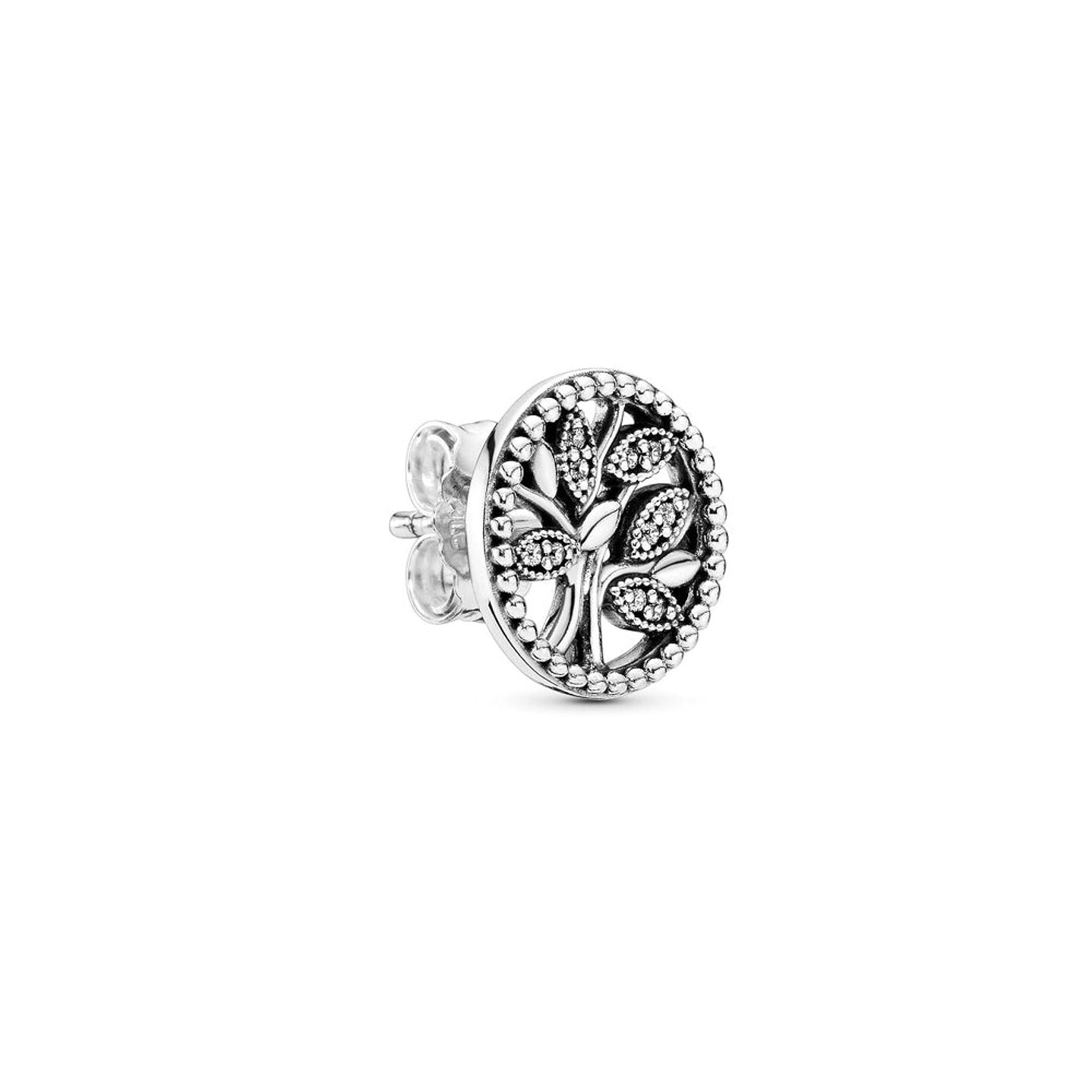 Aretes Pendientes Pandora Arbol de la Vida Circonita Cubica 297843CZ Plata 925 3