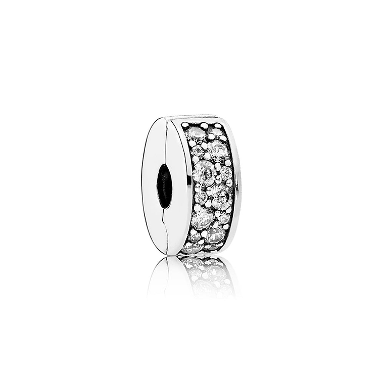 Clip Pandora Original para Mujer 791817CZ Elegancia Brillante Plateada s925 1