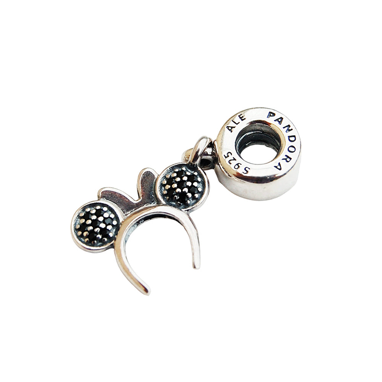 Charm Colgante Pandora Original para Mujer 791478NCK Disney Gorro Orejas Minnie Mouse s925 4