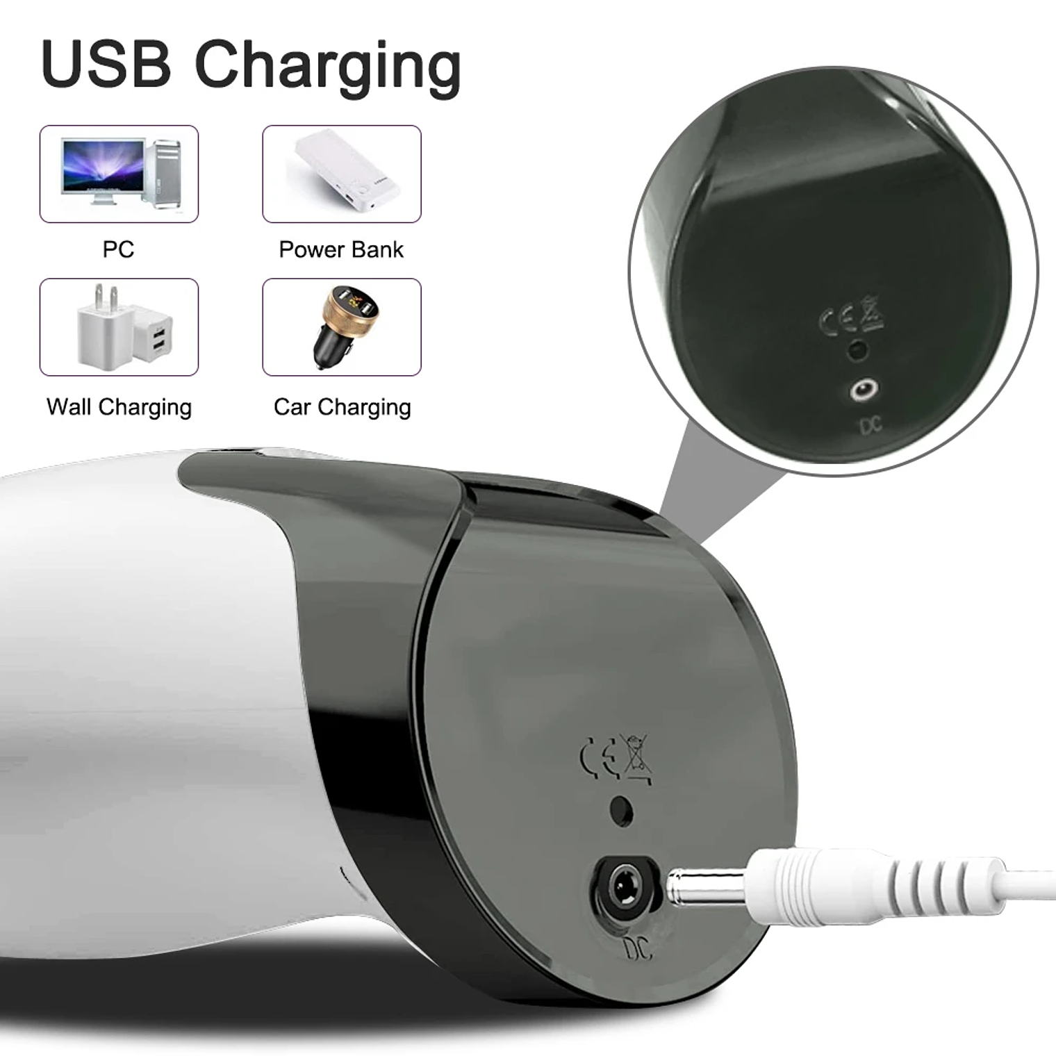 Masturbador automatico Masculino con 7 modos de uso Pomfw FJB03 En Silicona Medica 3