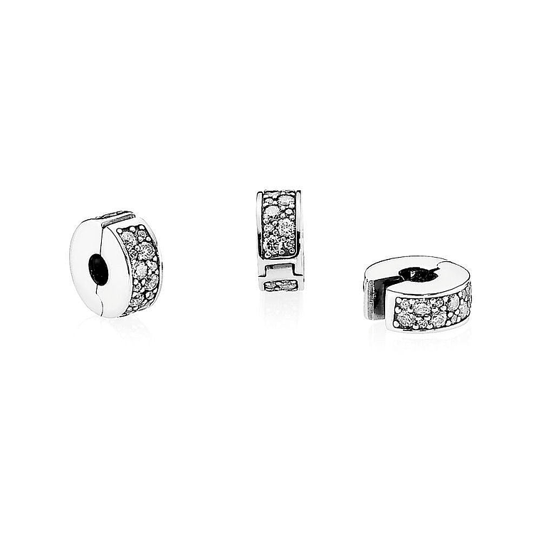 Clip Pandora Original para Mujer 791817CZ Elegancia Brillante Plateada s925 4