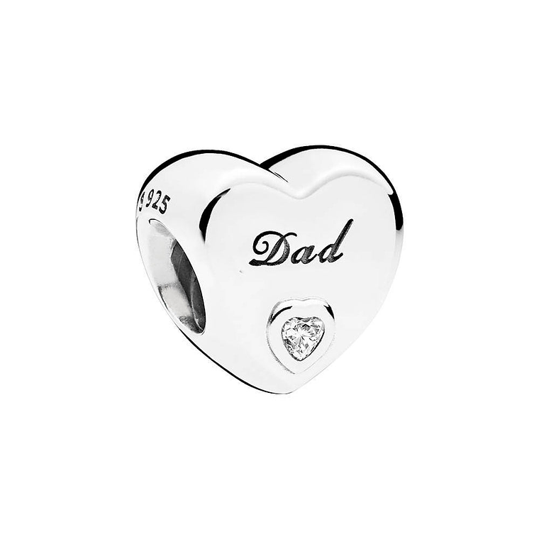 Charm Dije Pandora Original para Mujer 796458CZ Amor de Padre Plata 925 1