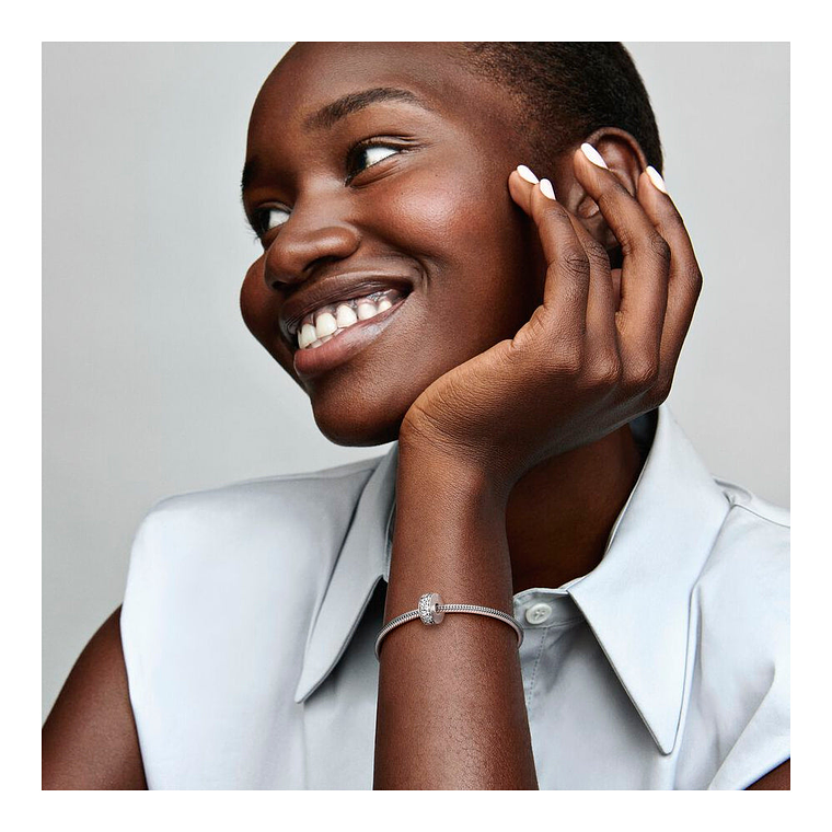 Clip Pandora Original para Mujer 791817CZ Elegancia Brillante Plateada s925 5