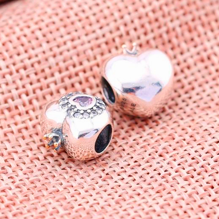 Charm Dije Pandora Original para Mujer 791375PCZ Corazon Princesa Plata s925 5