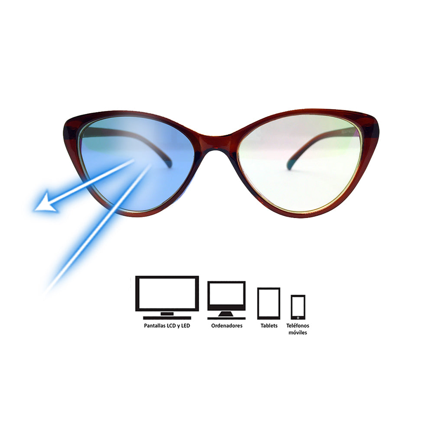 Lentes Oftalmicos Kottdo Cats Color Marron Talla Unica 5