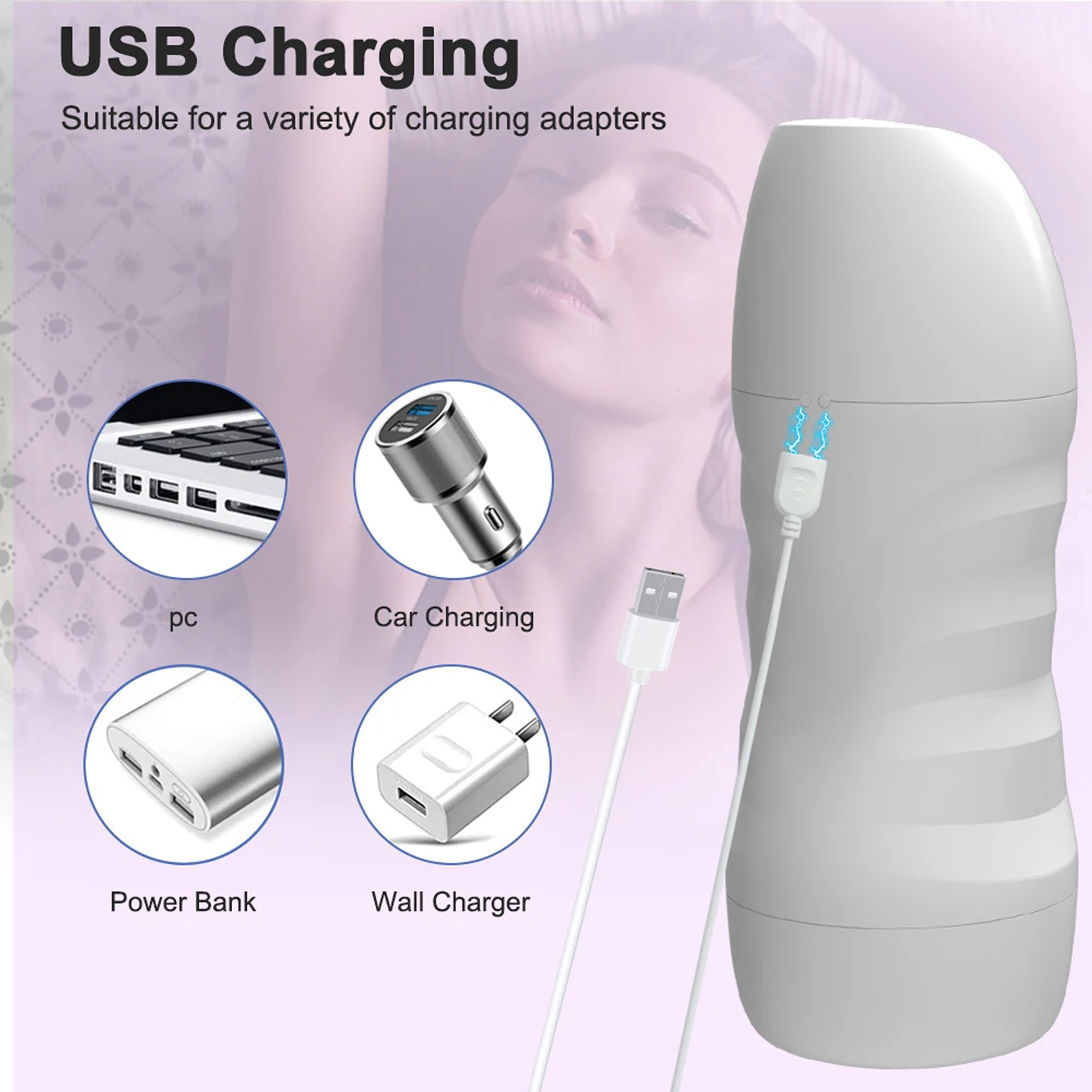 Maquina de masturbacion automatica Masculina Tluda FJB15 En Silicona Medica 6