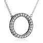 Collar de Cadena Pandora Circulo Shine Ajustable 590514CZ Plata 925 Talla 40cm - Miniatura 4