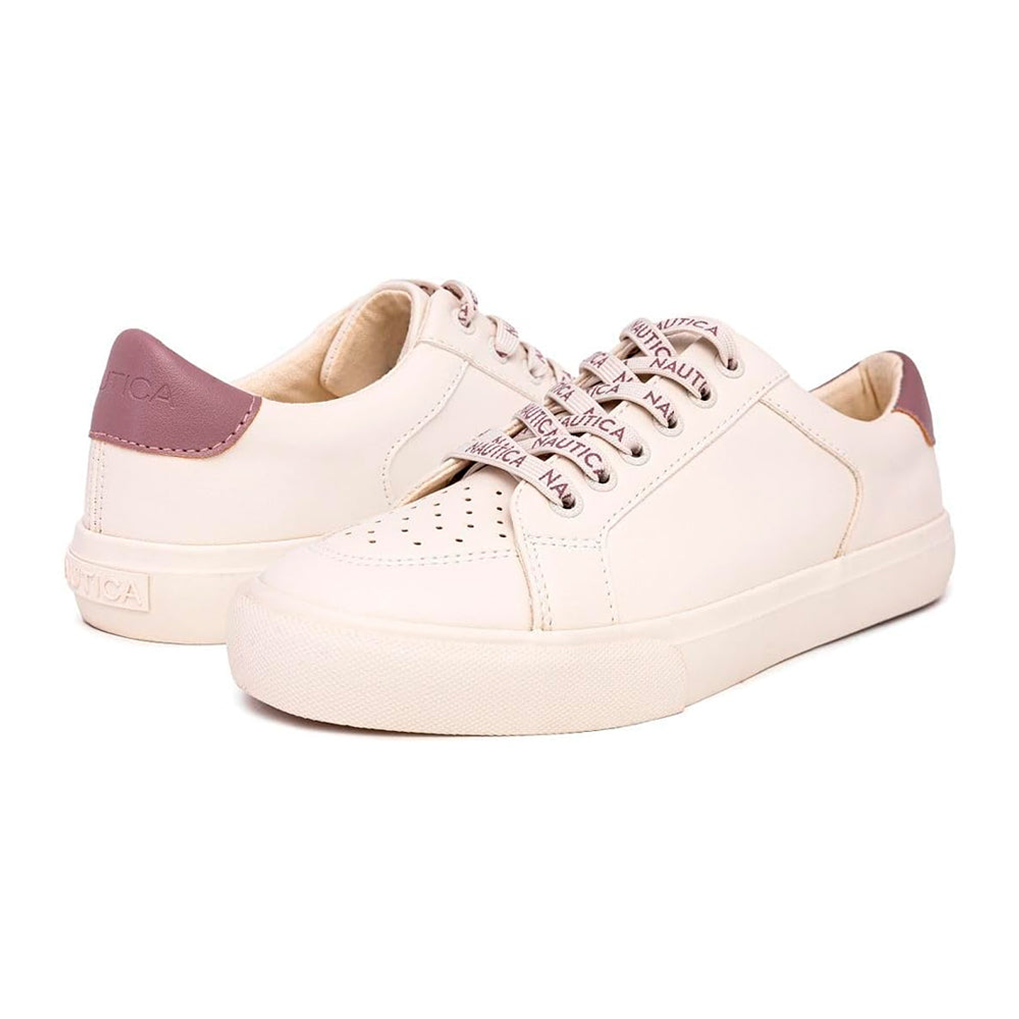 Zapatillas Urbanas Nautica Rivka Kw2285 Color Hueso Para Mujer Talla 39 1