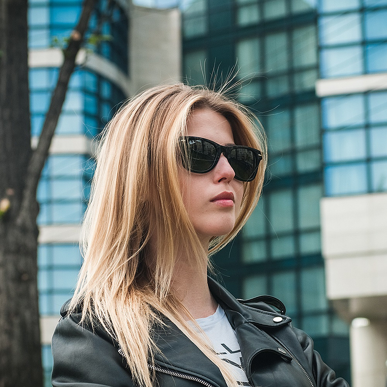 Lentes de Sol Ray Ban Wayfarer RB2140 901 Color Negro Talla 50mm 5