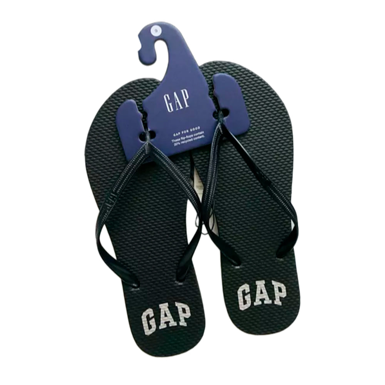 Sandalias Gap flip flop Color Negro Para Mujer Talla 7 5