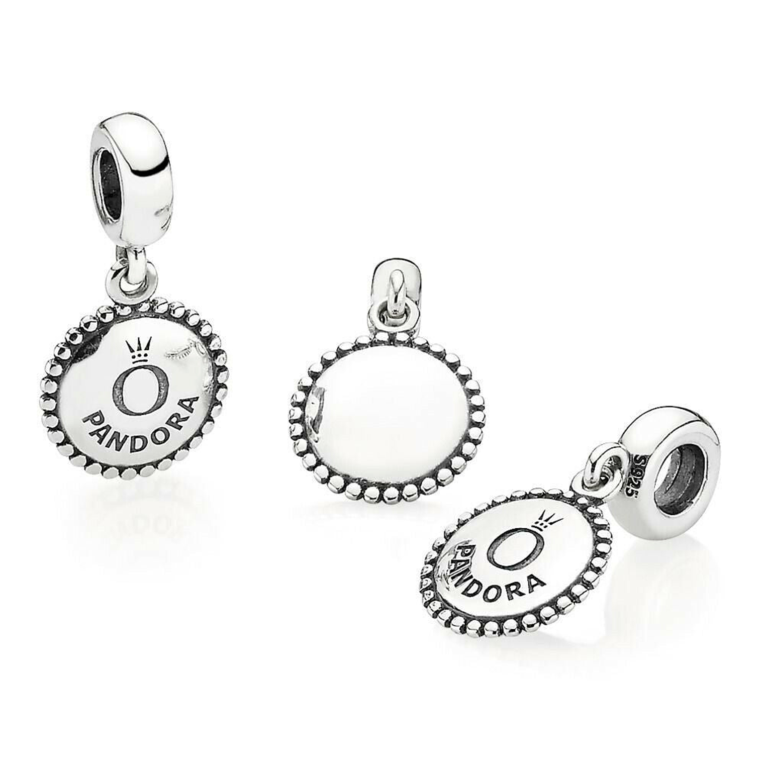 Charm Colgante Pandora Original para Mujer 791169 Pandora Original para Mujer Engravable Icon s925 3