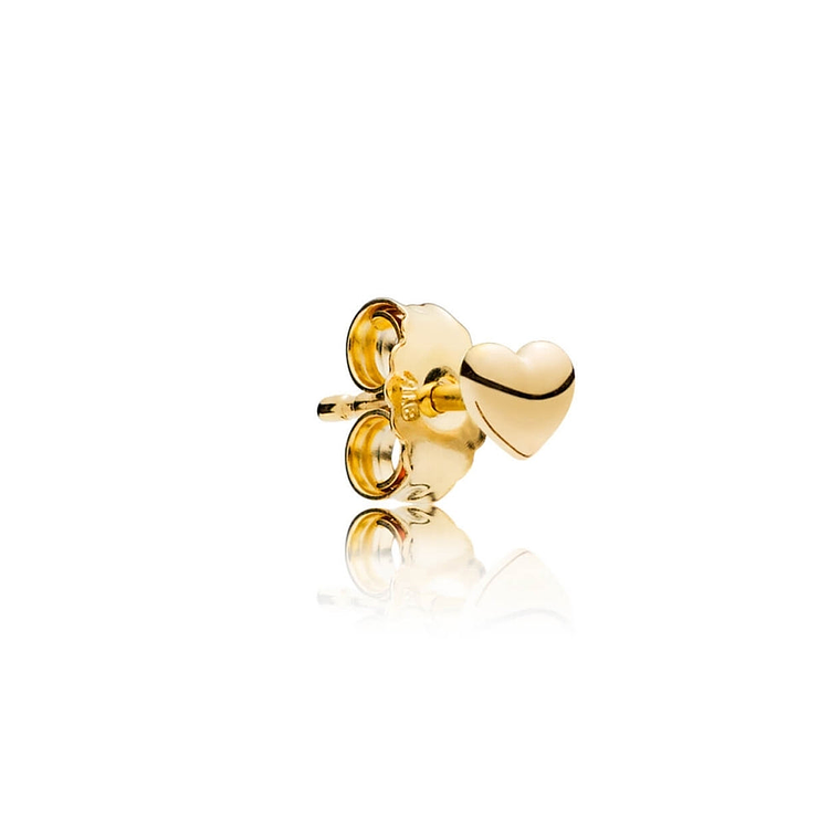 Aretes Pendientes Pandora Corazon Y Abeja Bañados en Oro 18K 267071 Plata 925 3