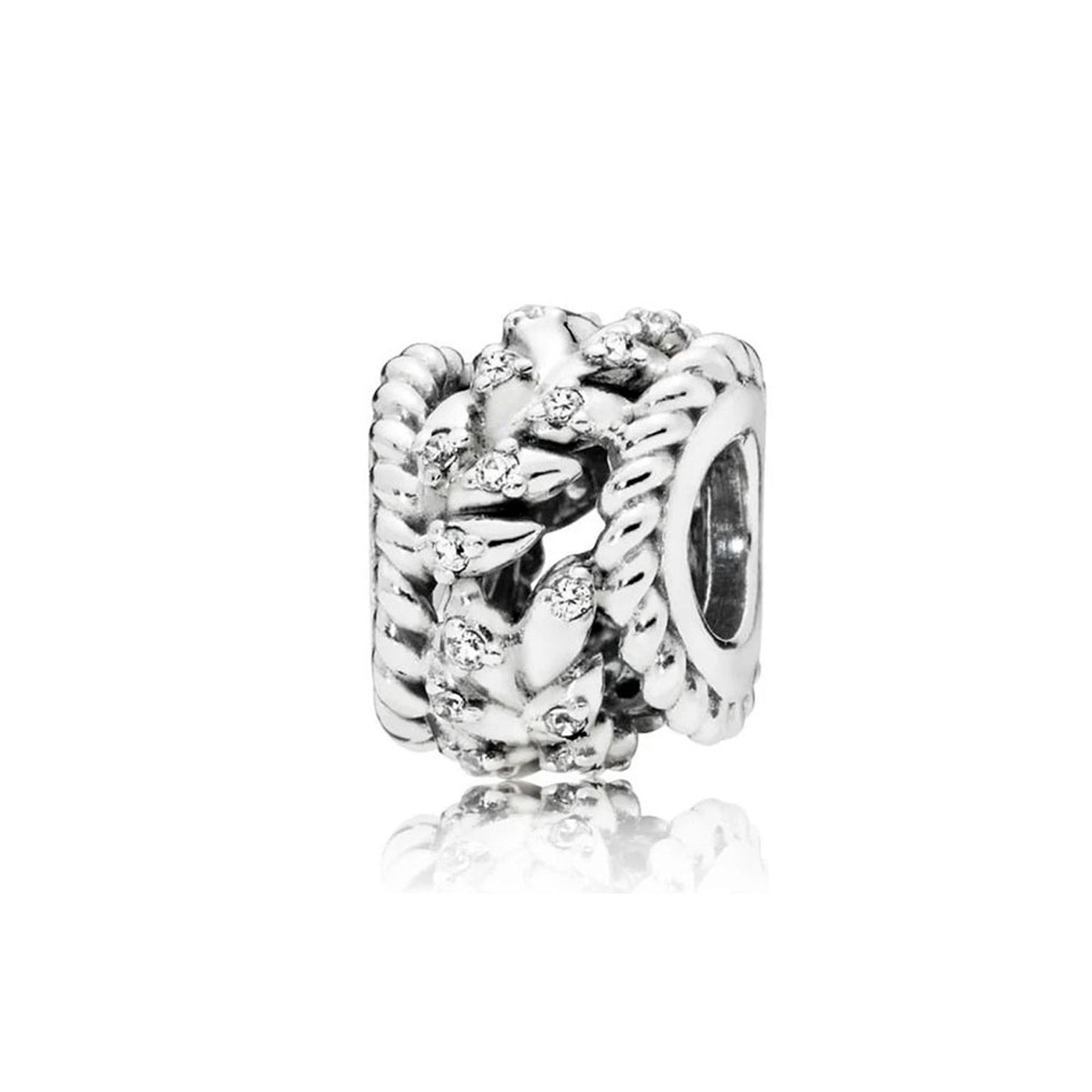 Charm Pandora 797597CZ Dazzling Grain Swirls s925 1