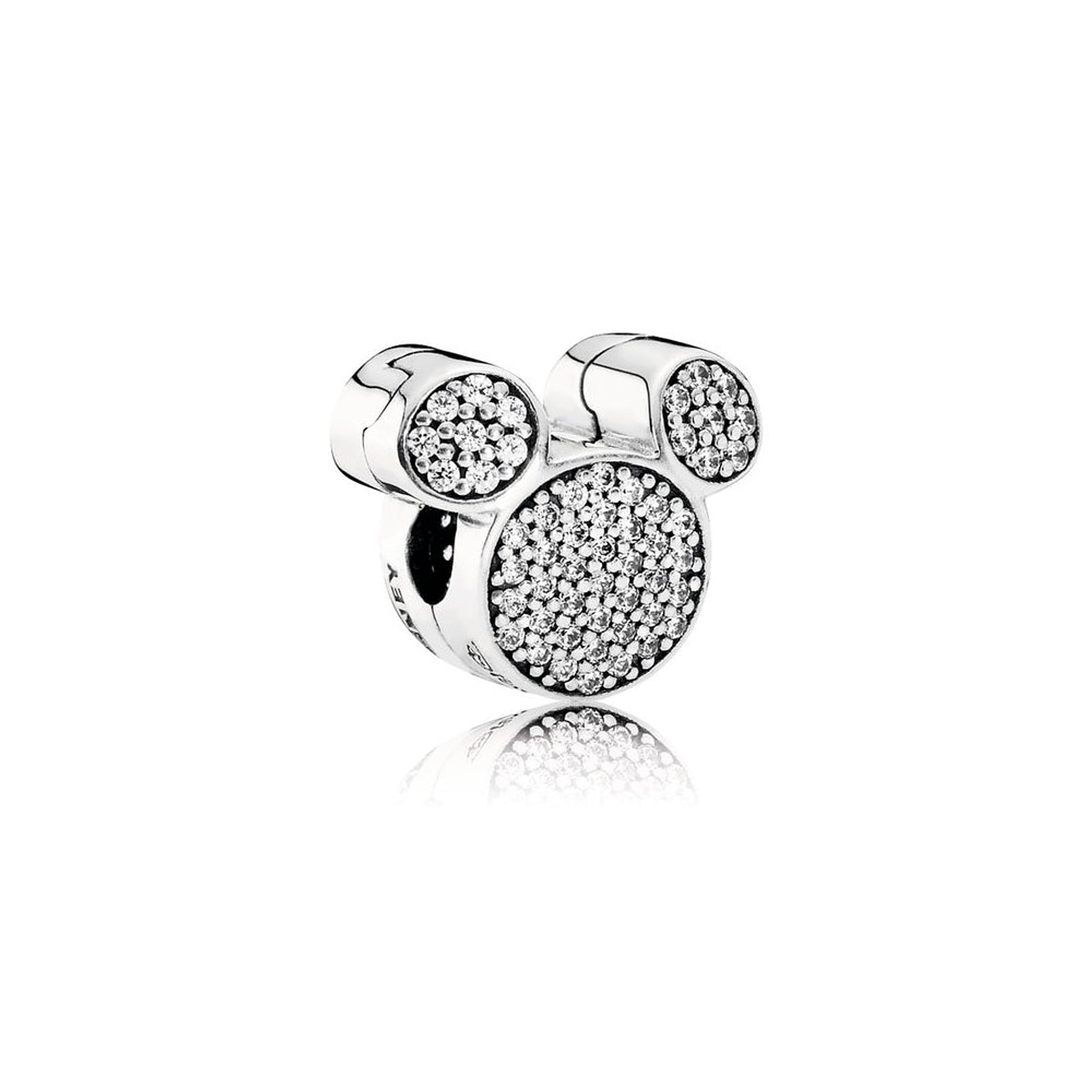 Clip Pandora Original para Mujer 791931CZ Disney Mickey Mouse Orejas s925 1