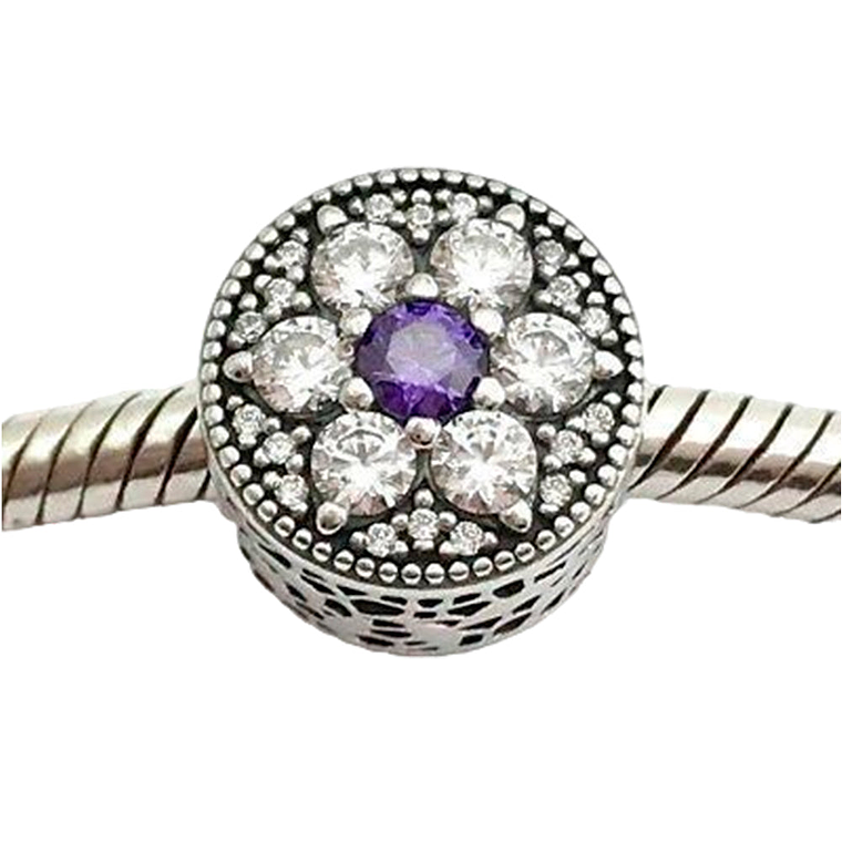 Charm Dije Pandora Original para Mujer 791832ACZ No Me Olvides Plata s925 3