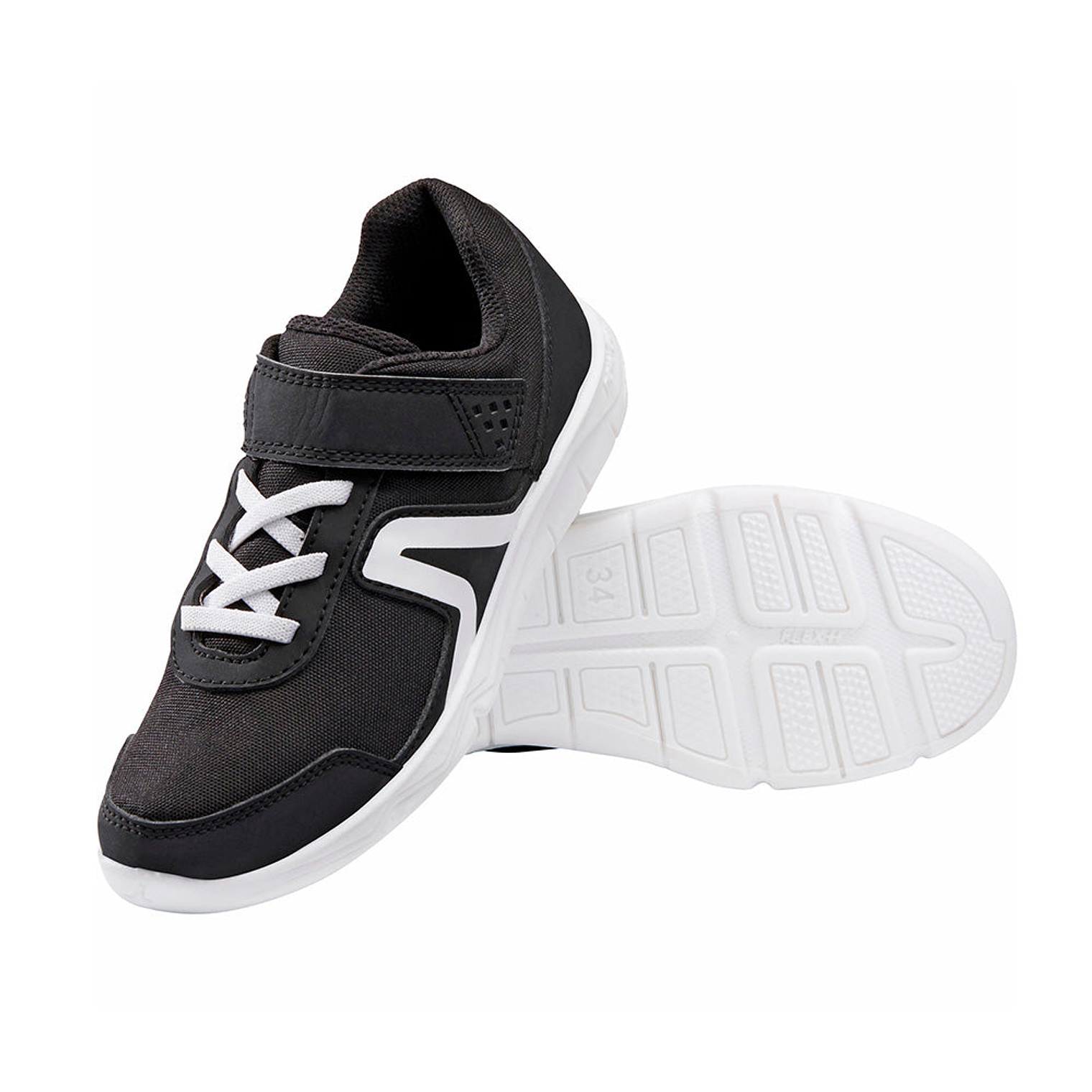 Zapatillas Newfeel Rip-Tab PW-100 Original Color Negro Para Niños Talla 30 4