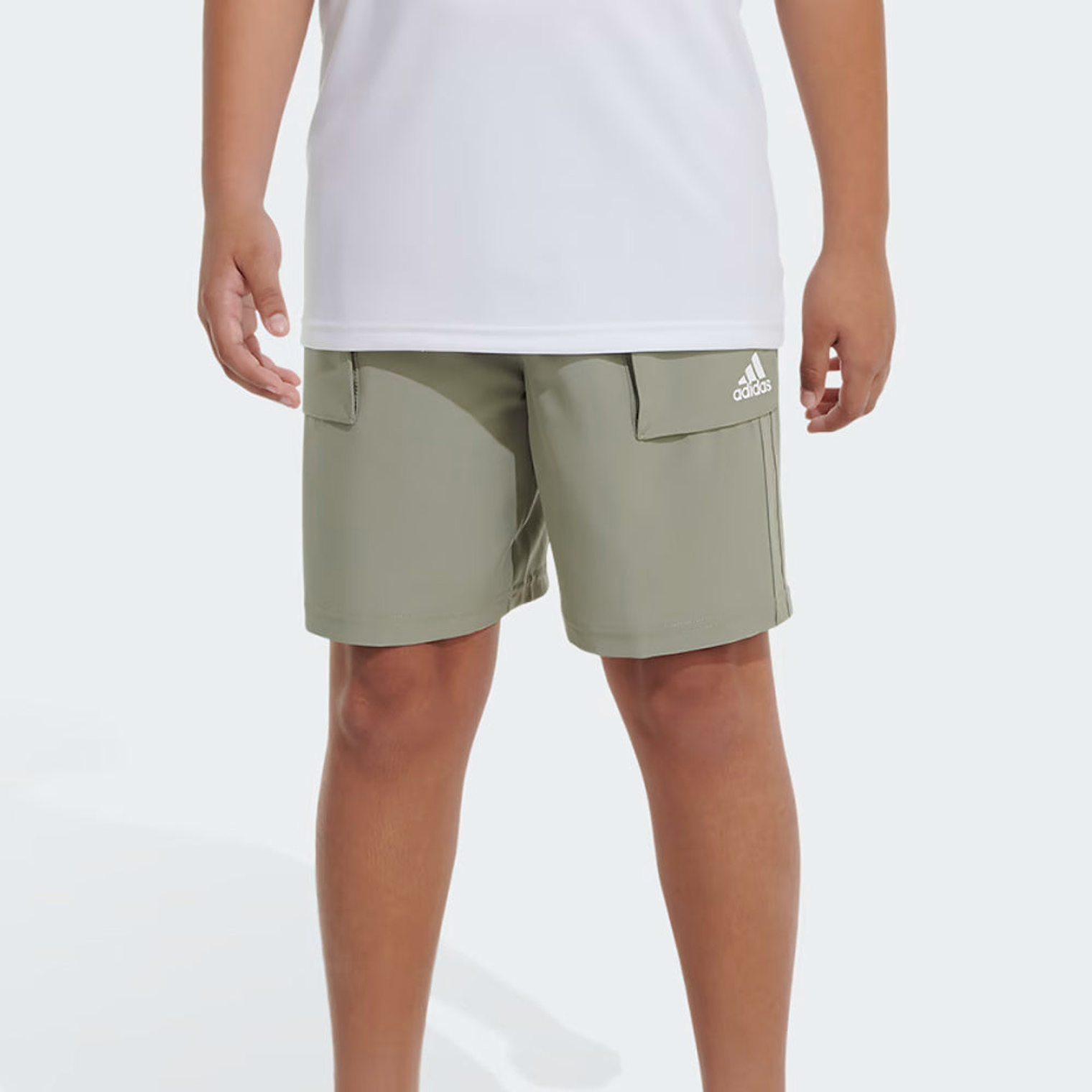 Short Adidas Original GB8814 Cinturilla Elástica Aeroready Para Niños Talla M 3