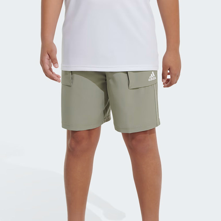 Short Adidas Original GB8814 Cinturilla Elástica Aeroready Para Niños Talla M 3