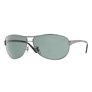 Lentes de Sol Ray Ban Warrior RB3342 004 Color Plateado Talla 62mm