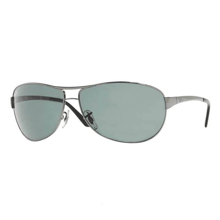 Lentes de Sol Ray Ban Warrior RB3342 004 Color Plateado Talla 62mm 1