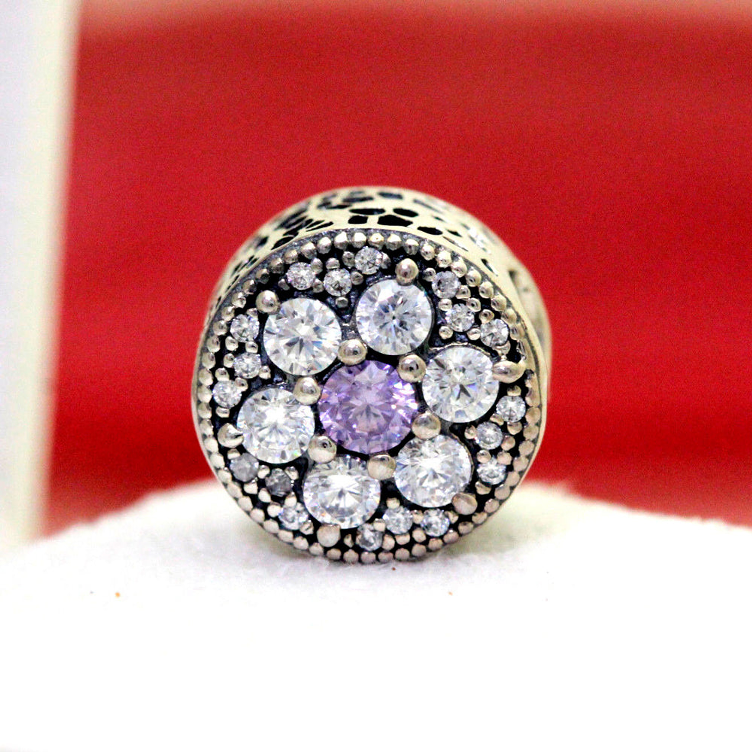 Charm Dije Pandora Original para Mujer 791832ACZ No Me Olvides Plata s925 5