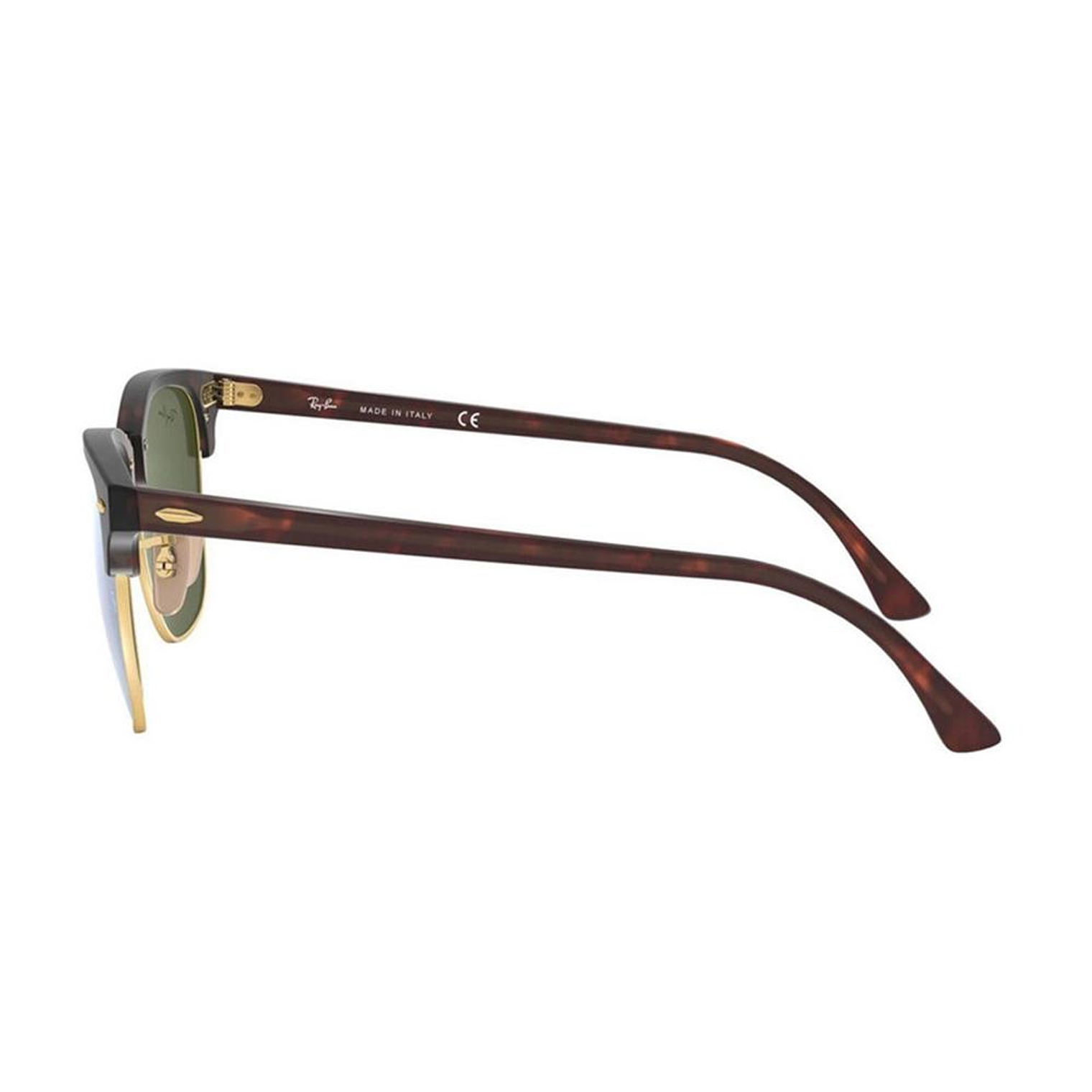 Lentes de Sol Ray Ban Clubmaster RB3016 1145/30 Color Marrón Talla 51mm 2