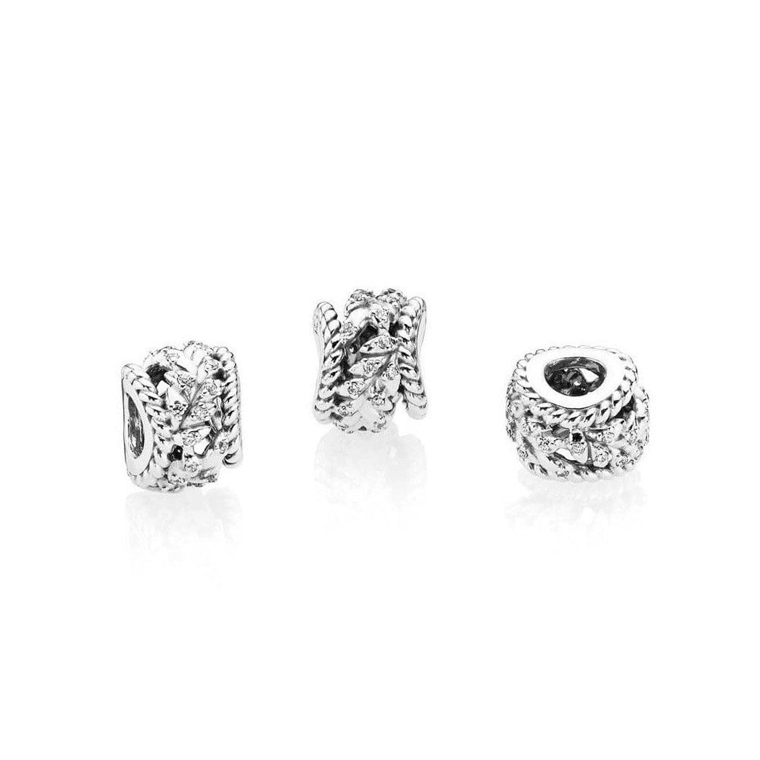 Charm Pandora 797597CZ Dazzling Grain Swirls s925 4