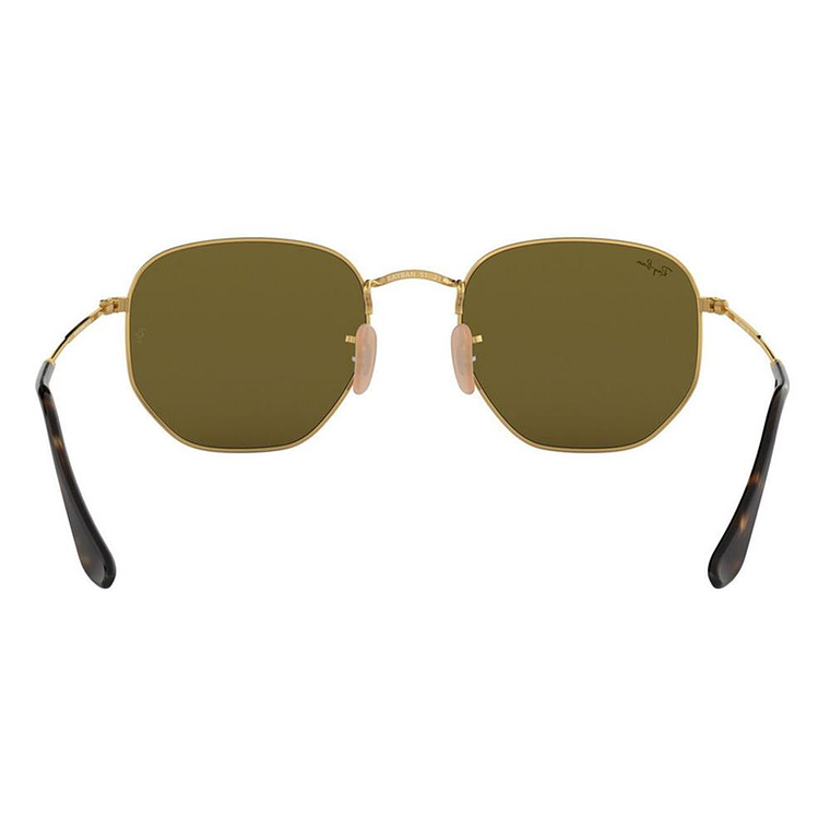 Lentes de Sol Ray Ban Espejado RB3548N 001/9O Color Celeste Talla 51mm 4