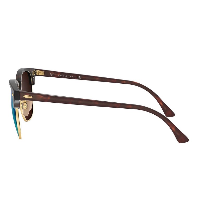 Lentes De Sol Ray Ban Clubmaster RB3016 1145/19 Verde Espejado 2