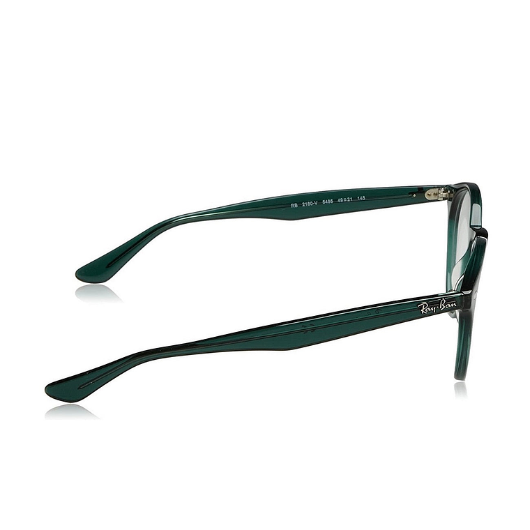 Montura de Lentes de Medida Ray Ban Round RB2180V5495 Color Verde Talla 49mm 2
