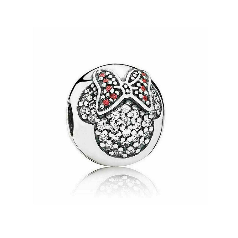 Clip Pandora Original para Mujer 791450CZ Disney Minnie Mouse Pavé s925 1