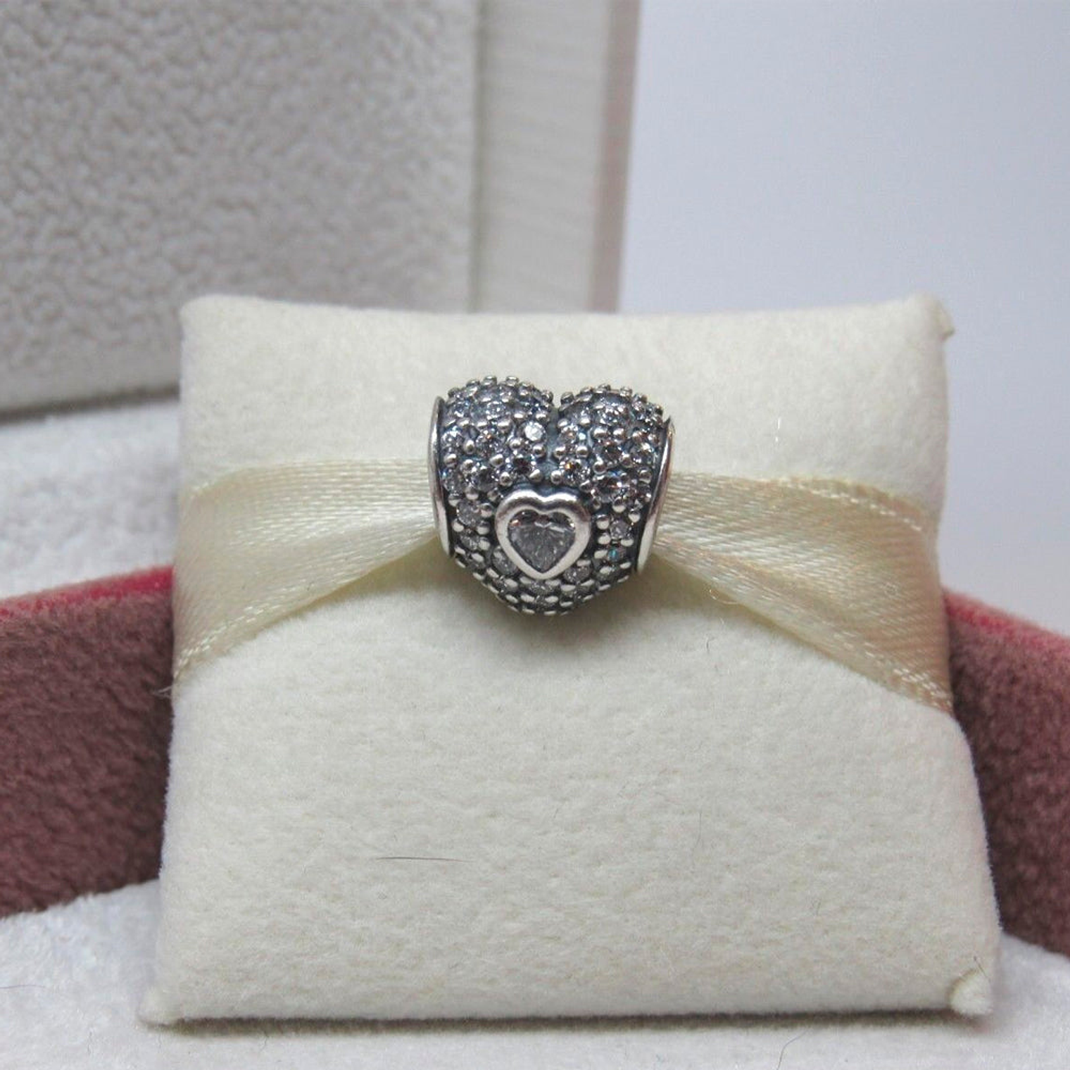 Charm Dije Pandora Original para Mujer 791168CZ En mi Corazon Plata 925 4