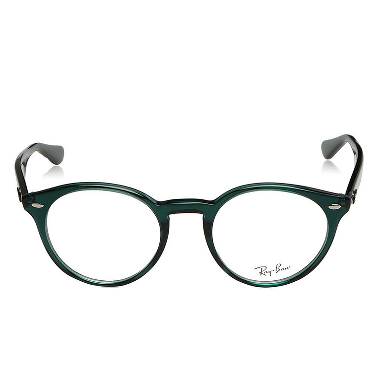 Montura de Lentes de Medida Ray Ban Round RB2180V5495 Color Verde Talla 49mm 3