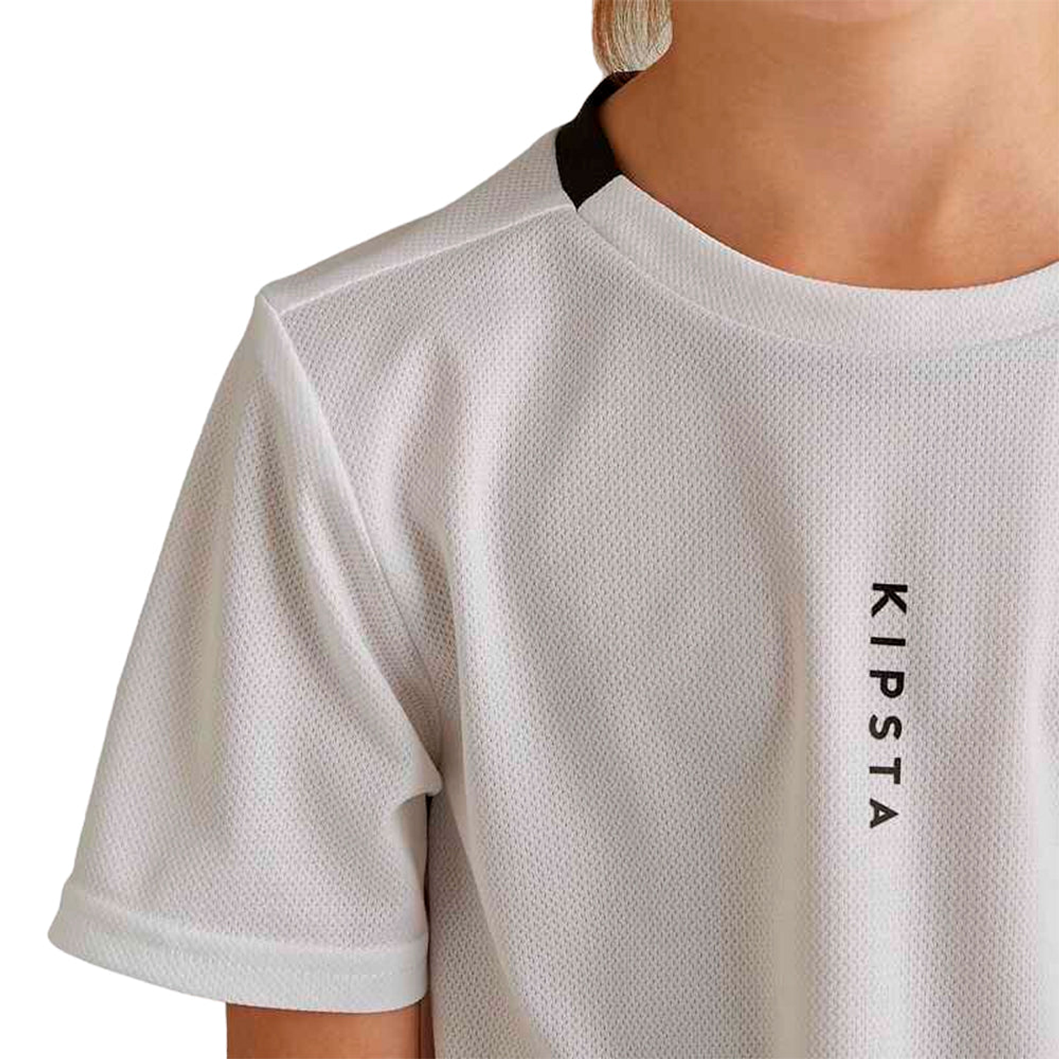 Polo Deportivo Kipsta para Niño de 12 a 13 Años Color Blanco 6
