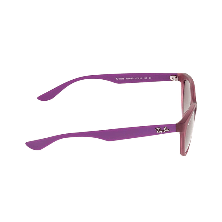 Lentes de sol Ray Ban RJ9068 70568G Color Violeta Para Niño 2