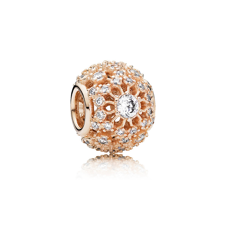 Charm Dije Pandora Original para Mujer 781370CZ Inner Radiance Oro Rosa 14k 1