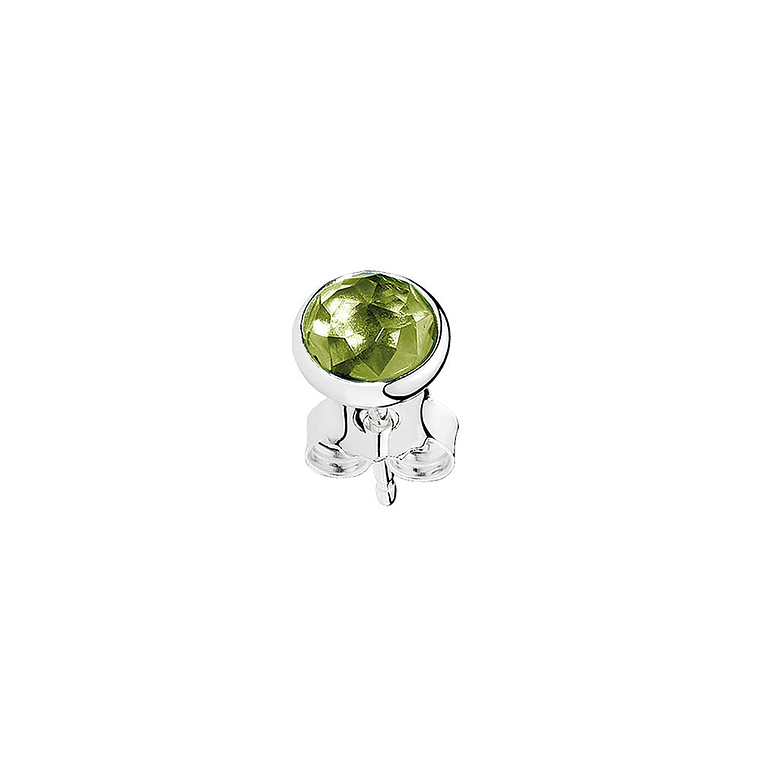 Aretes Pendientes Pandora Gotas de Agosto Piedra Verde Agua 290738PE Plata de 925 2