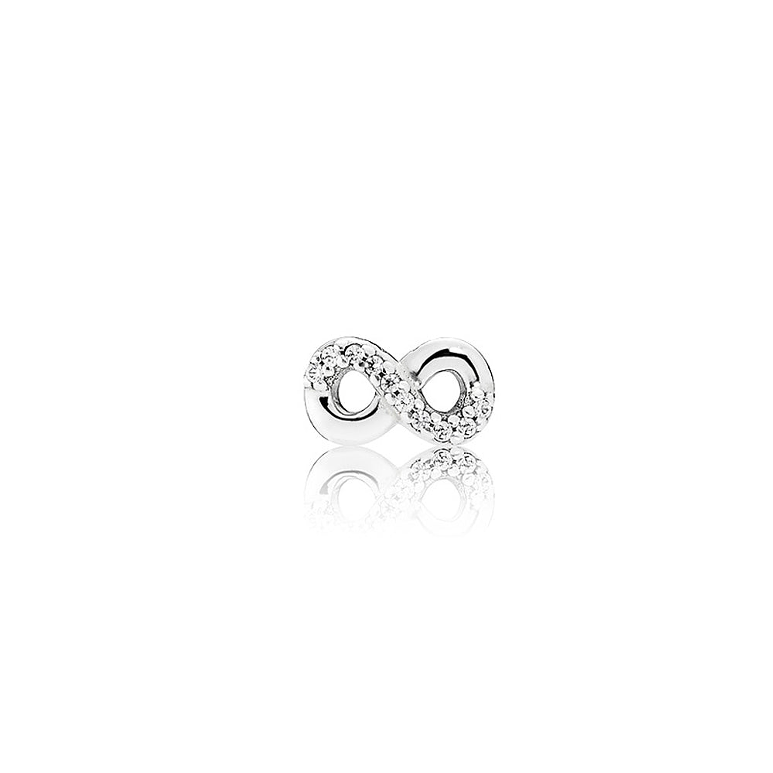 Aretes Pendientes Pandora Tipo Tpo Simbolo del Infinito en Circonitas 290695CZ Plata 925 2