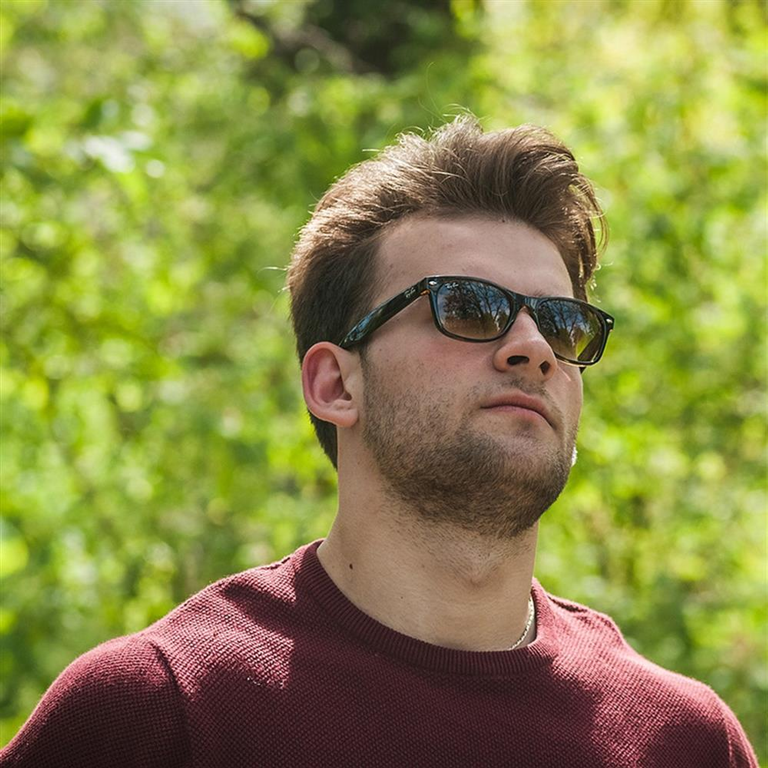 Lentes de Sol Ray Ban Degrade RB2132 710/51 Color Marron Talla 52mm 7