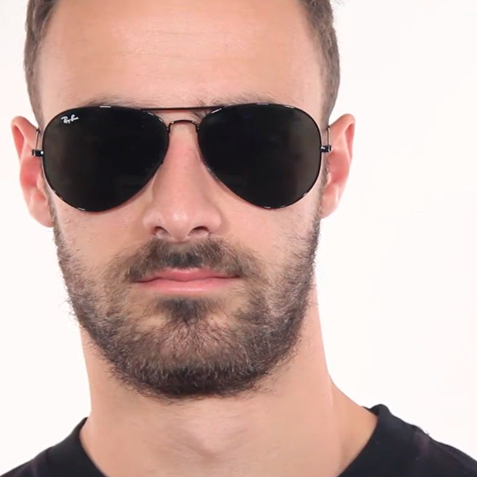 Lentes de Sol Ray Ban Aviador RB3026 L2821 Color Negro Talla 62mm 5