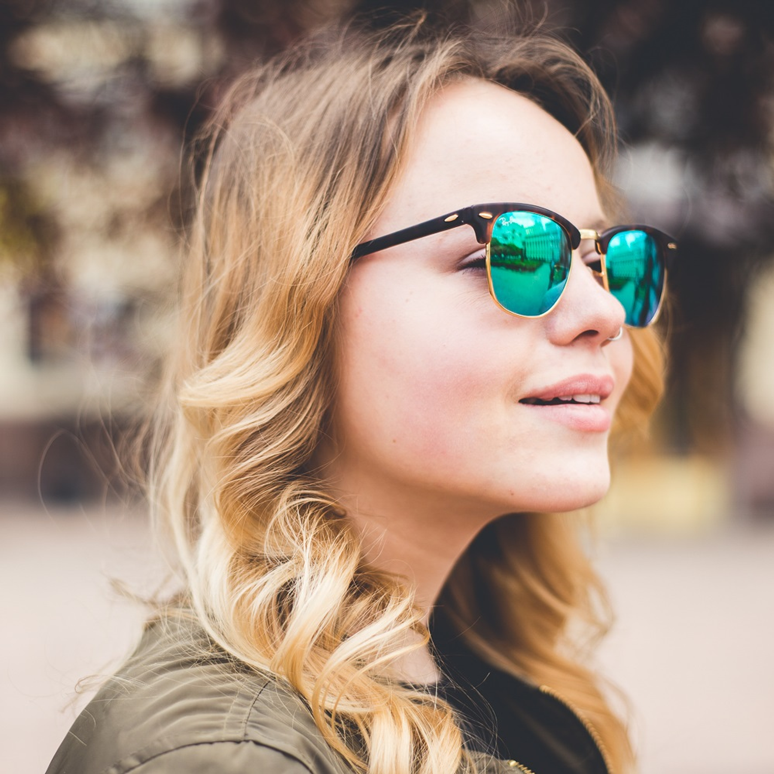 Lentes De Sol Ray Ban Clubmaster RB3016 1145/19 Verde Espejado 5