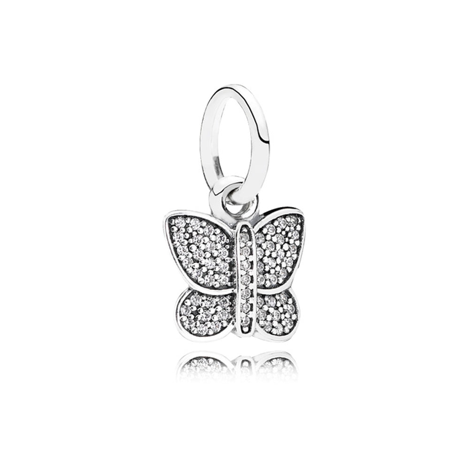 Charm Colgante Pandora Original para Mujer 791497CZ Mariposa Brillante Plata s925 1