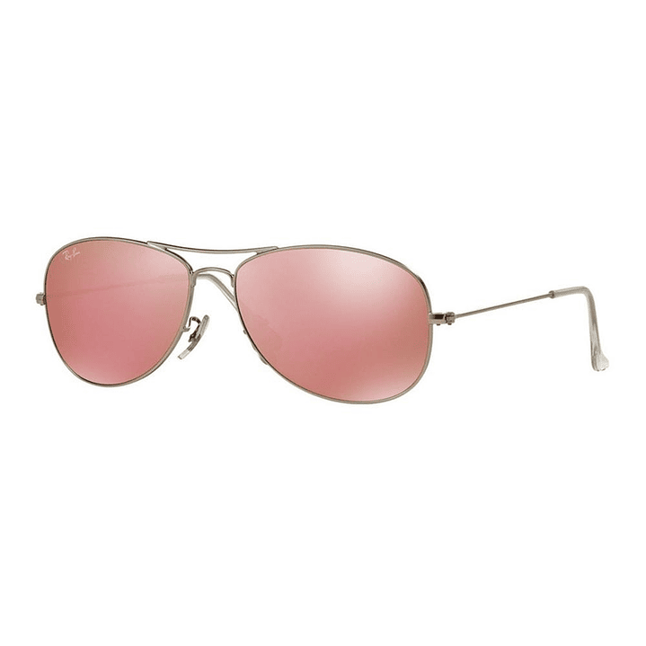 Lentes de Sol Ray Ban Cockpit RB3362 019/Z2 Color Rosa Espejado Talla 59mm 1