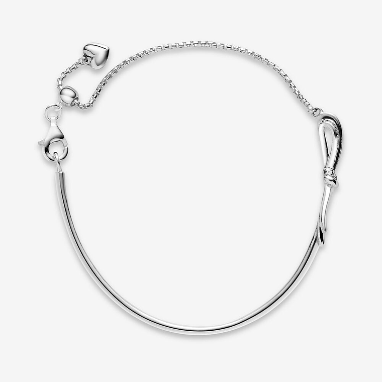 Pulsera Brazalete Pandora Lazo Ajustable 597242CZ Plata 925 Talla 18cm 3