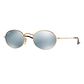 Lentes de Sol Ray Ban Oval Flat RB3547N 001/30 Color Gris Espejado Talla 51mm - Miniatura 1