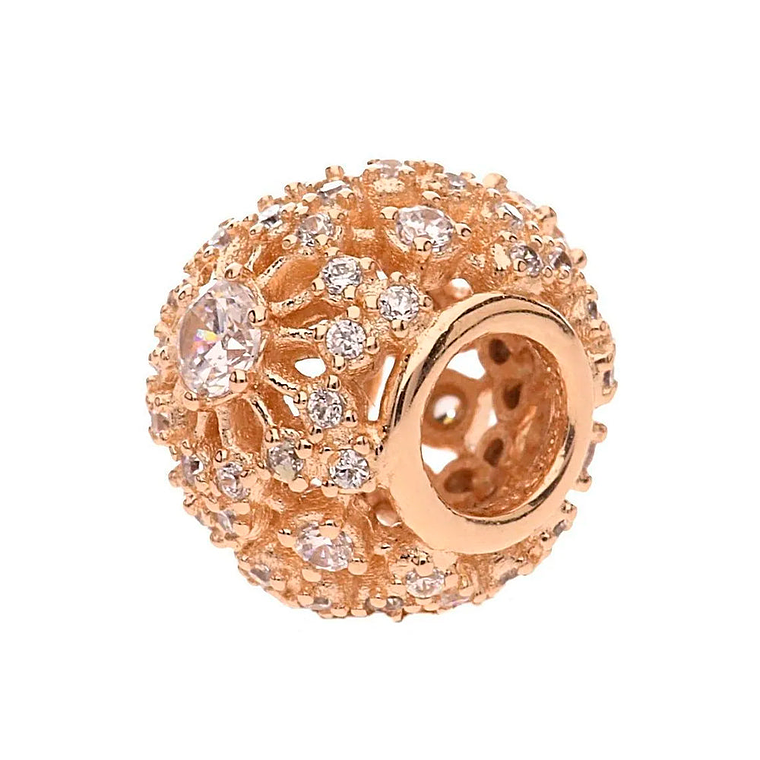 Charm Dije Pandora Original para Mujer 781370CZ Inner Radiance Oro Rosa 14k 3