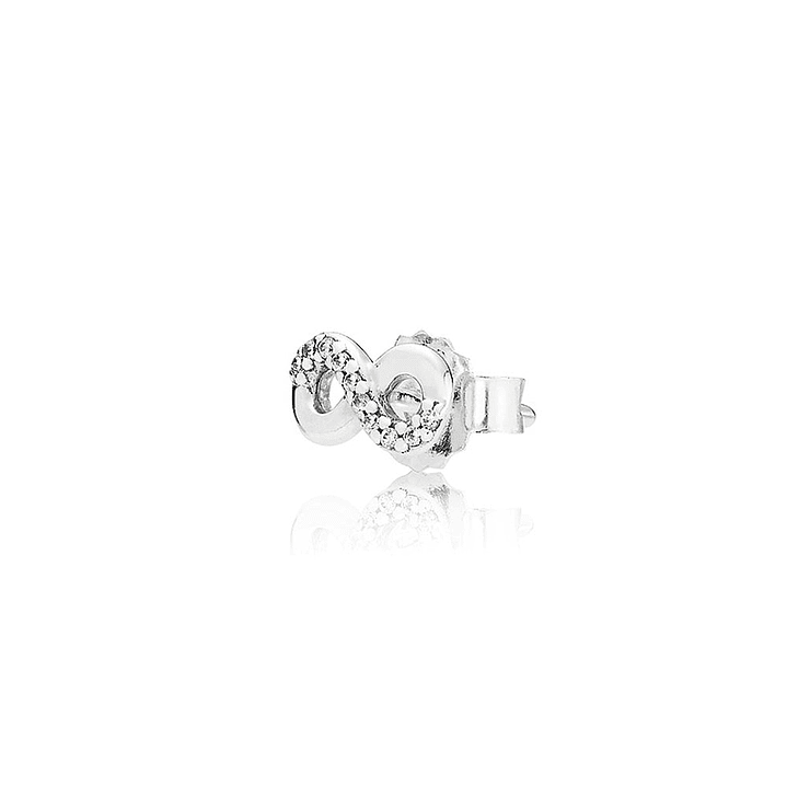 Aretes Pendientes Pandora Tipo Tpo Simbolo del Infinito en Circonitas 290695CZ Plata 925 4