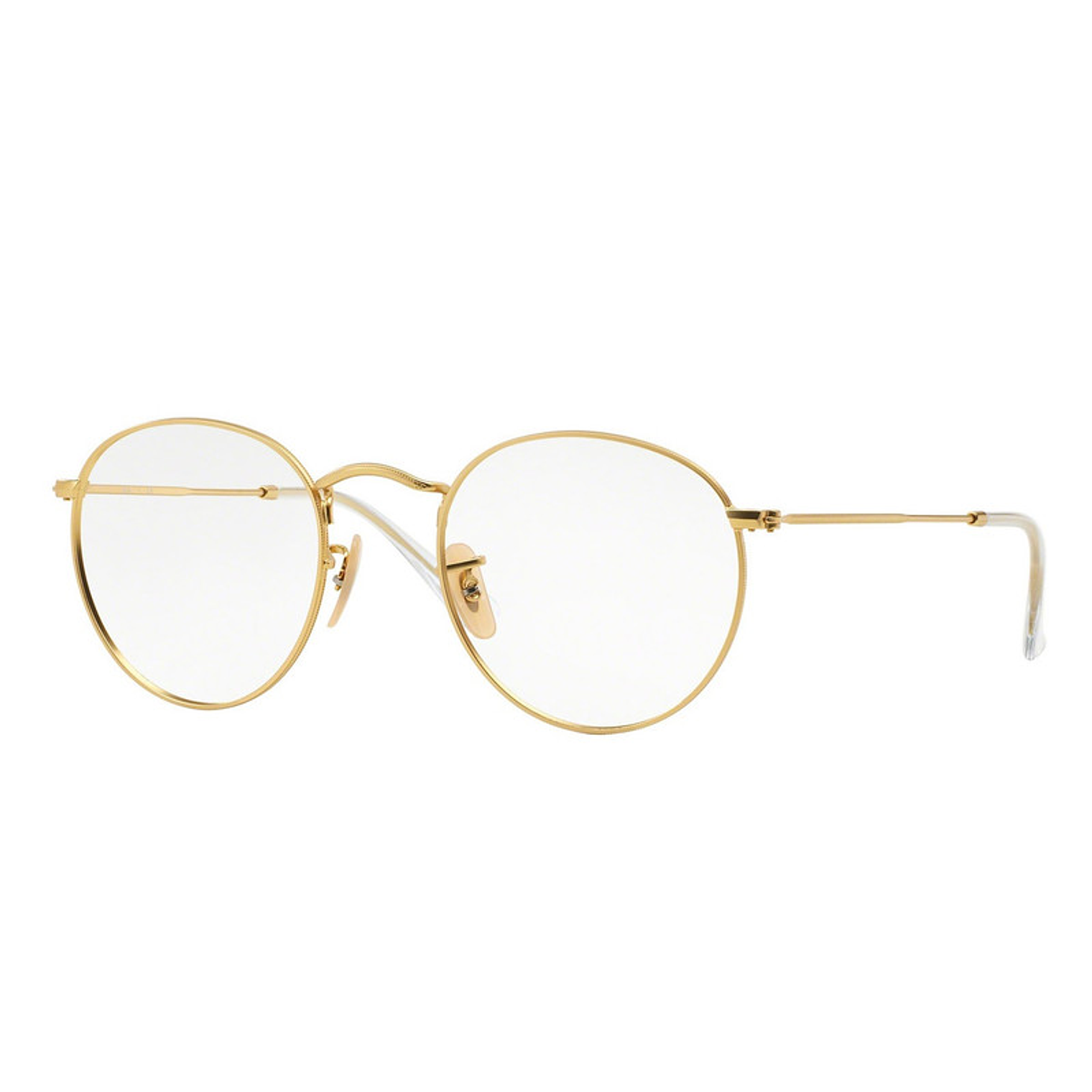 Montura de Lentes de Medida Ray Ban Round Metal RB3447V2730 Color Dorado Talla 47mm 1