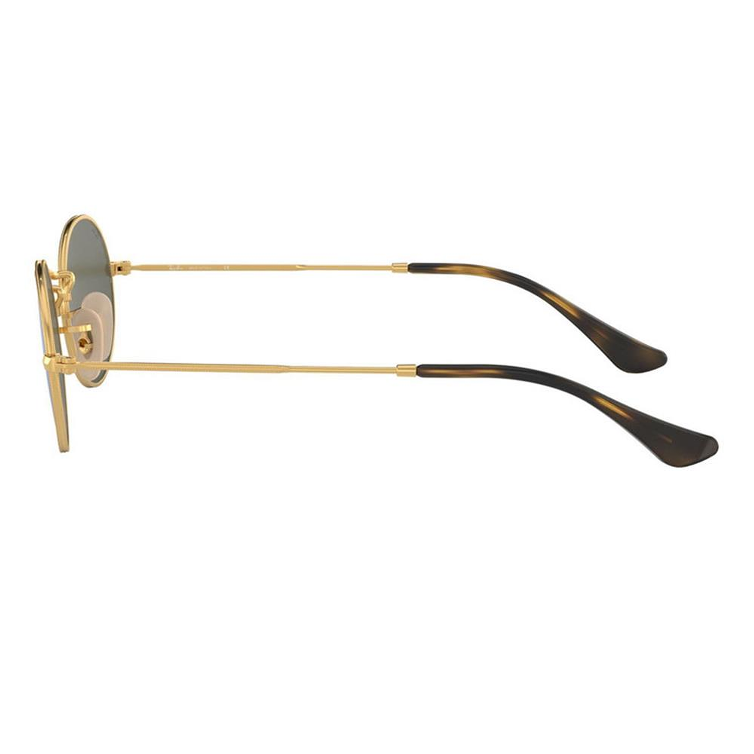 Lentes De Sol Ray Ban Oval Flat RB3547N 001/30 Gris Espejado Talla 51mm 2