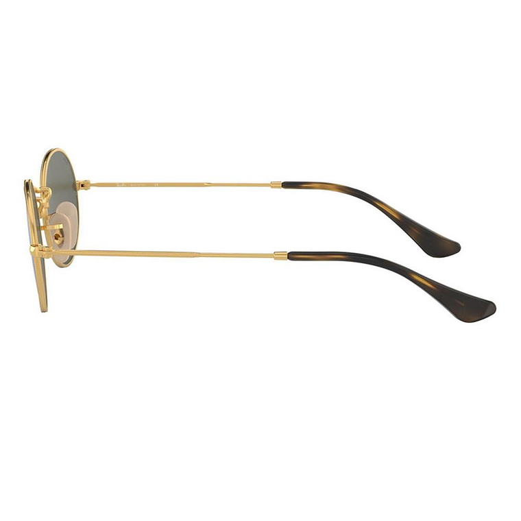 Lentes De Sol Ray Ban Oval Flat RB3547N 001/30 Gris Espejado Talla 51mm 2